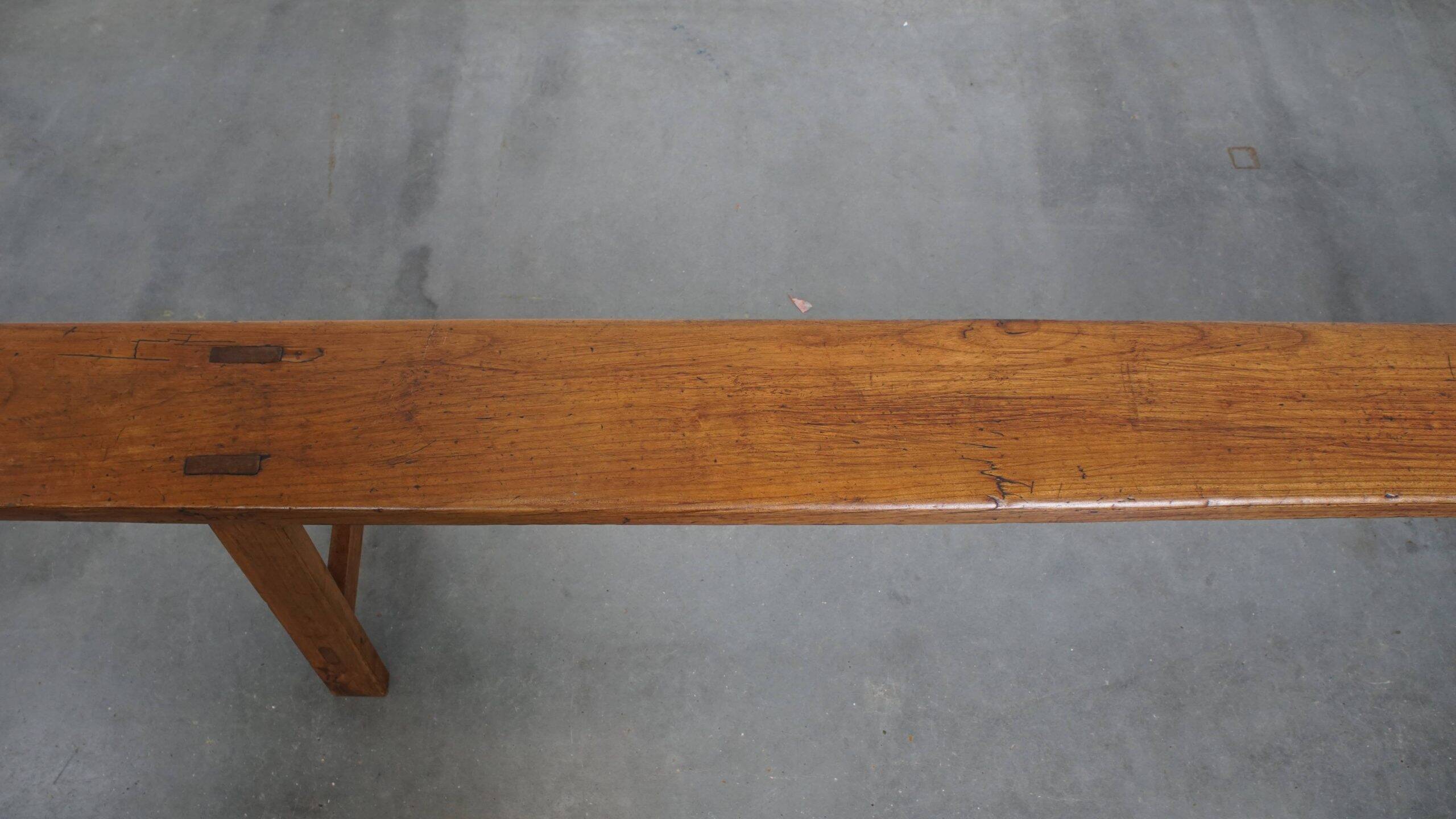 Banc antique en bois, France