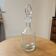 Carafe vintage en cristal gravé épis de blé
