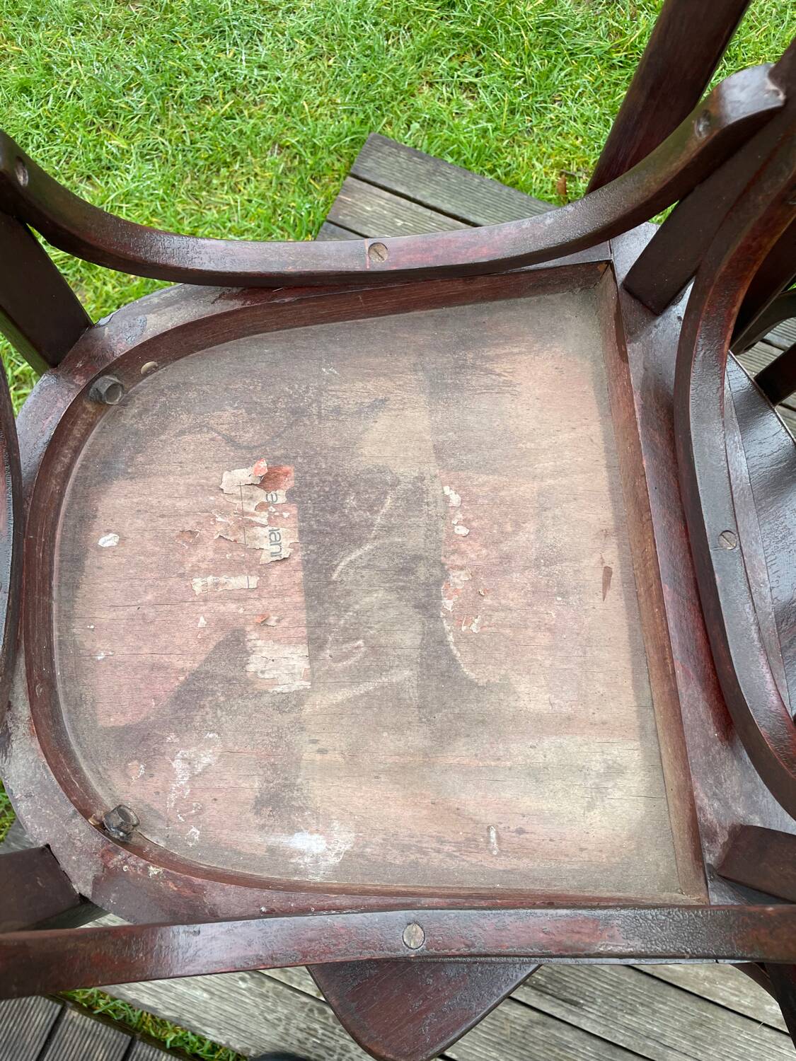 4 vintage Baumann bistro chairs 1960