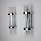 Pair of Sciolari wall lamps, murano glass, Italy, 1970