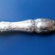 Napoleon III leg of lamb service, silver handle, stainless steel blade