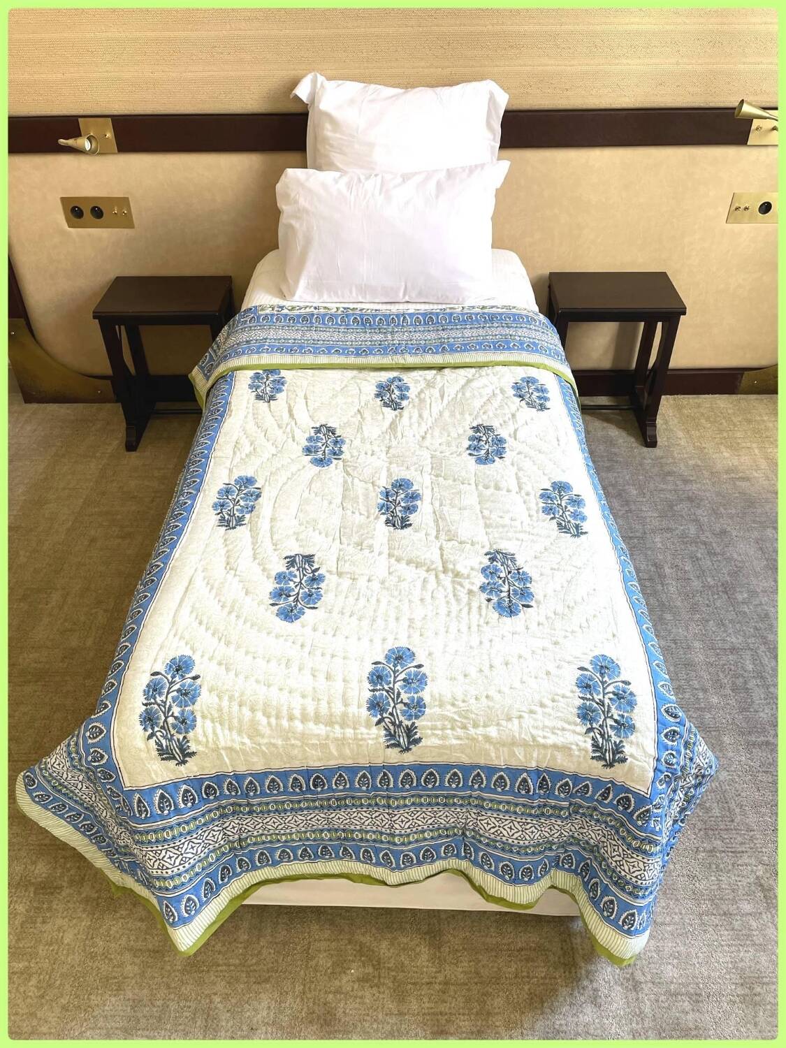 Reversible Quilt Handblock Print