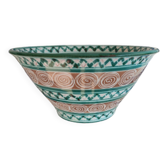 Vallauris salad bowl signed robert picault