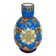 Vase decorated with flowers in enamels of longwy – early twentieth century