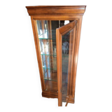 Louis Philippe cherry wood display case 180 cm