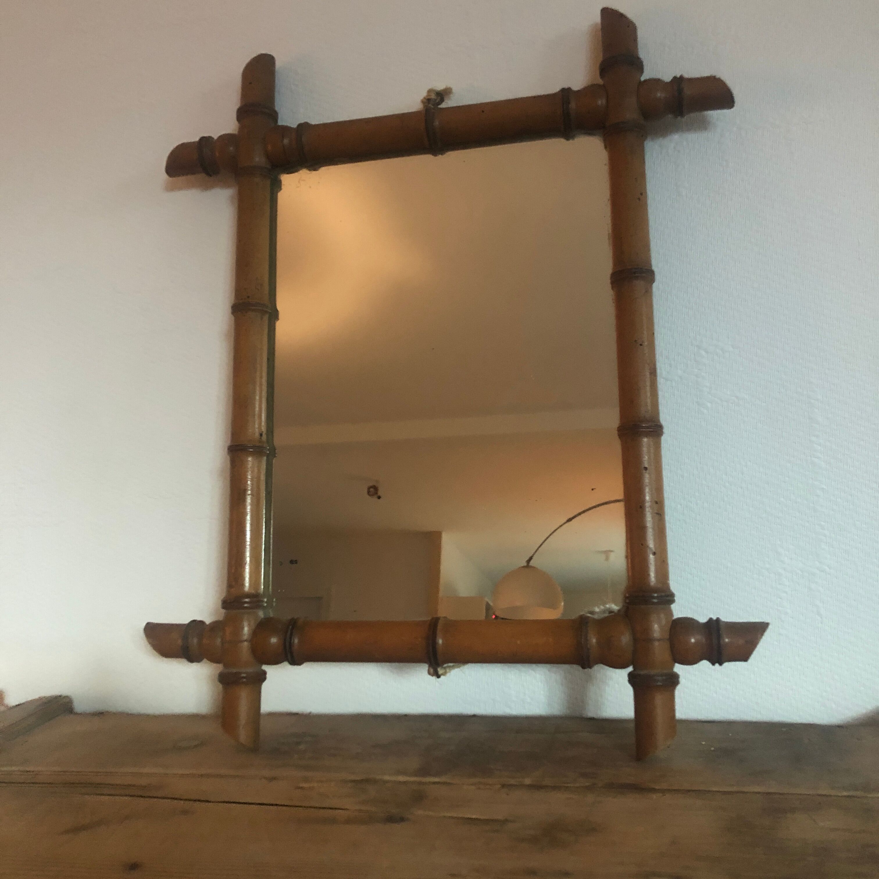 Bamboo mirror