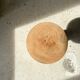 Side table, end of sofa in natural mango monoxyl conical tray H:50cm