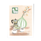 Illustration "Italian Café" A4