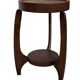 Table d'appoint Art Déco en chêne au design minimaliste