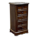 Table de nuit en noyer et dessus marbre fin XIXème