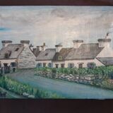 Painting of a Breton Hamlet