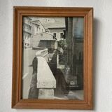Set of three black and white photos 1950