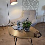 Floor lamp, reading light from the 50s and 60s, restored