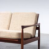 Erik Wørts for Ikea Canape Kolding teak wood 1960