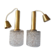 Pair of brass suspensions