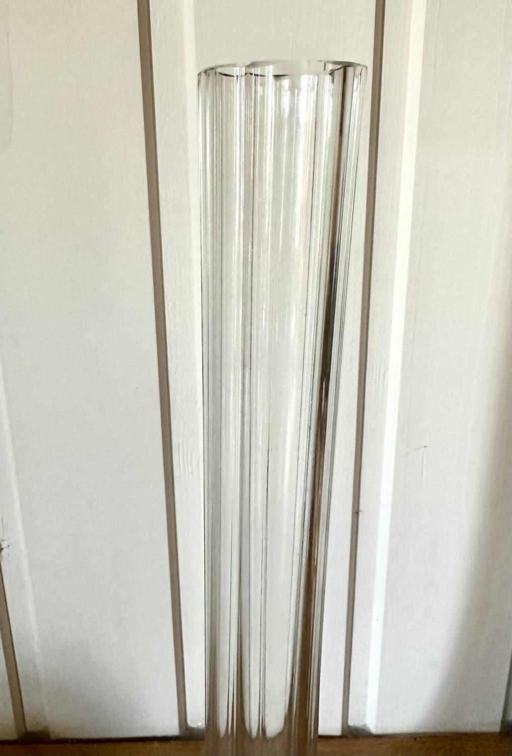 Large art nouveau glass soliflore