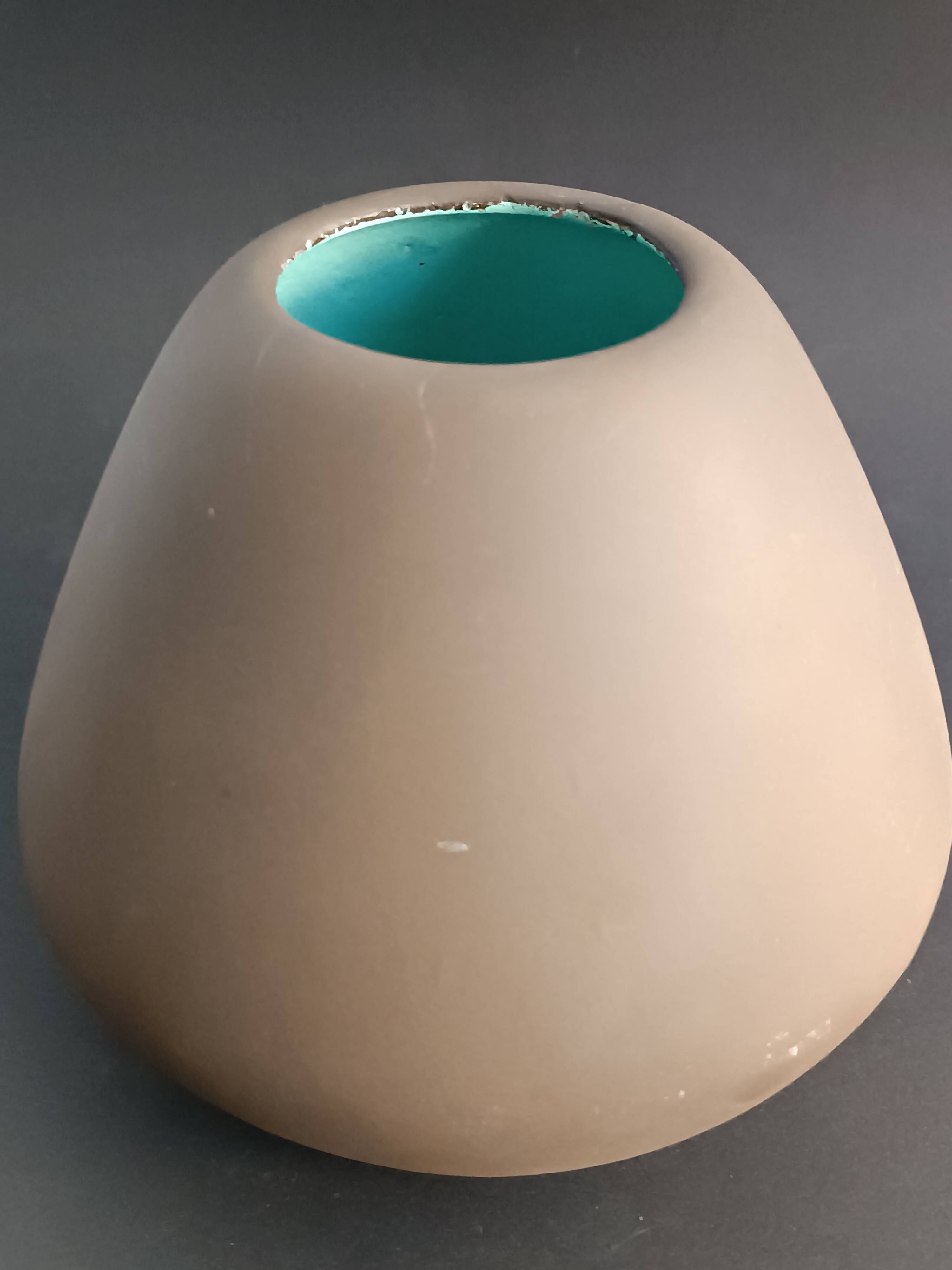 German terracotta vase Hanns Welling, Ernst Borens, 1960