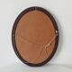 Miroir ovale en bois, années 60
