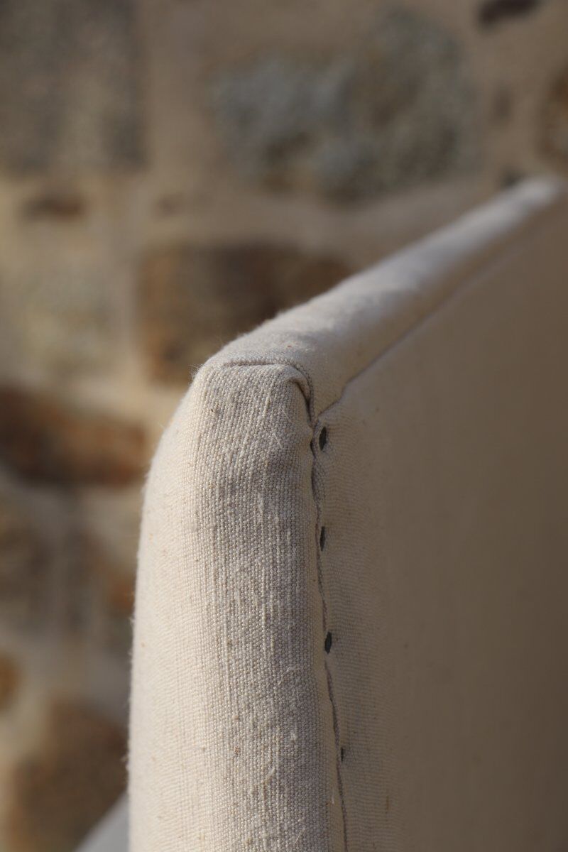 Day bed Louis XIII style reupholstered castle