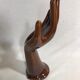 Old hand ceramic brown