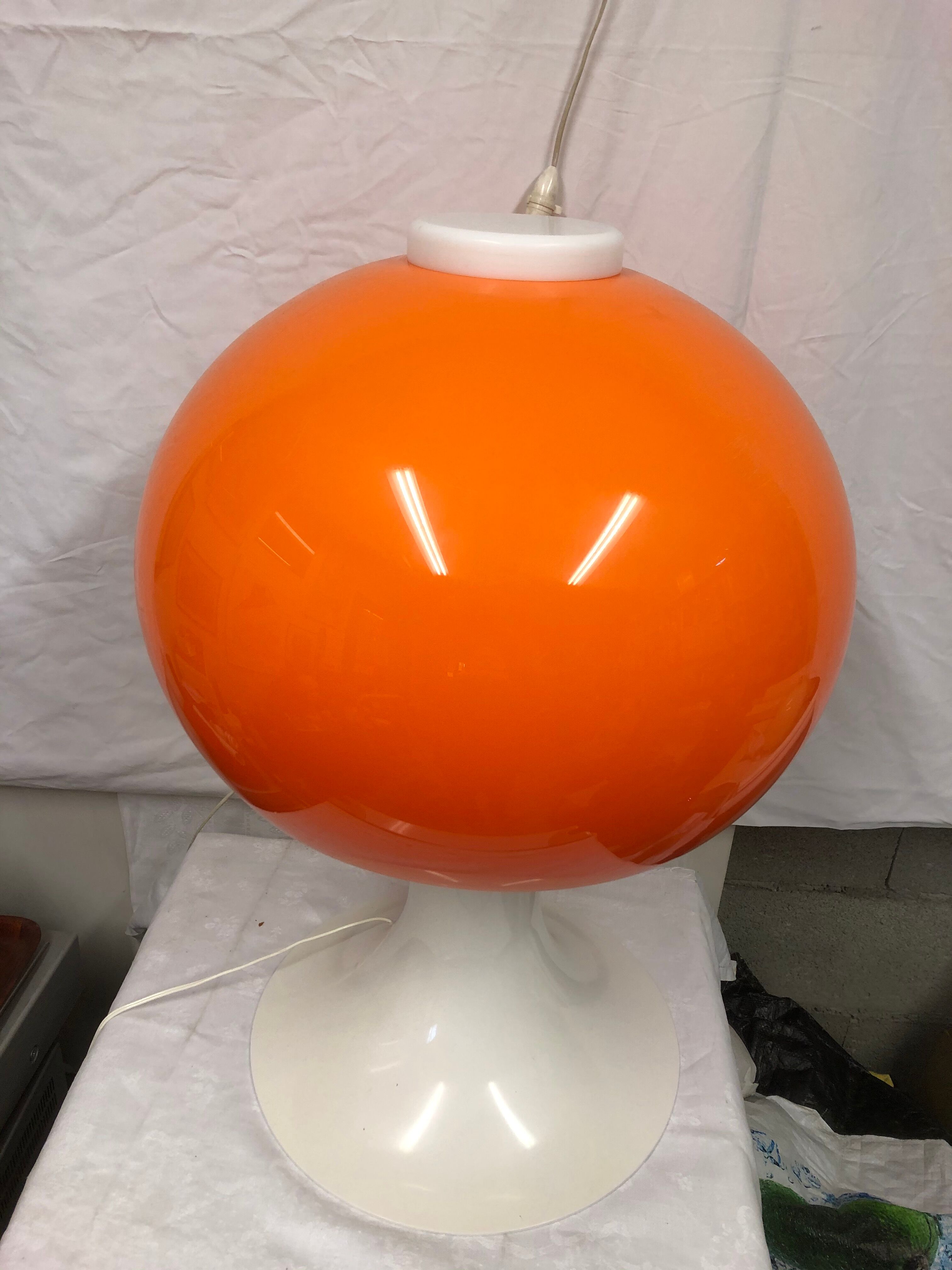 70s mushroom lamp