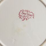 "Sorbier" décor plate by Boch Frères Kéramis