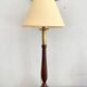 Lampe bois, câble tissu 2 M, abat-jour tissu