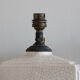 Cracked ceramic bedside lamp