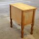 Vintage Danish 1960s oak nightstand / bedside table style of Henning Kjærnulf
