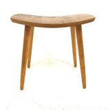 Tabouret scandinave en chêne, Edsbyverken, Suède, 1960