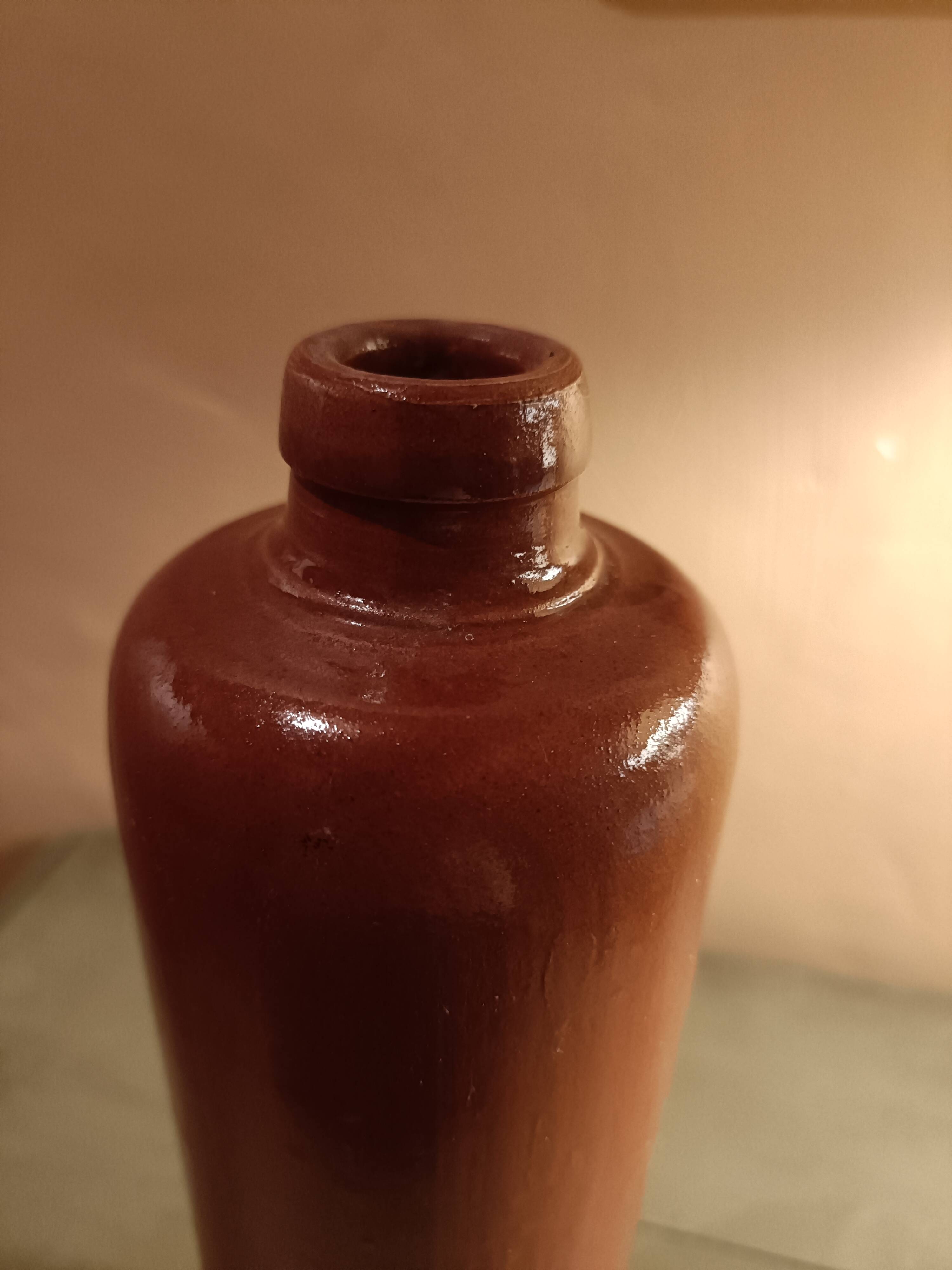 Antique stoneware bottle