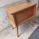 Bedside bedside table compass feet 2 drawers vintage