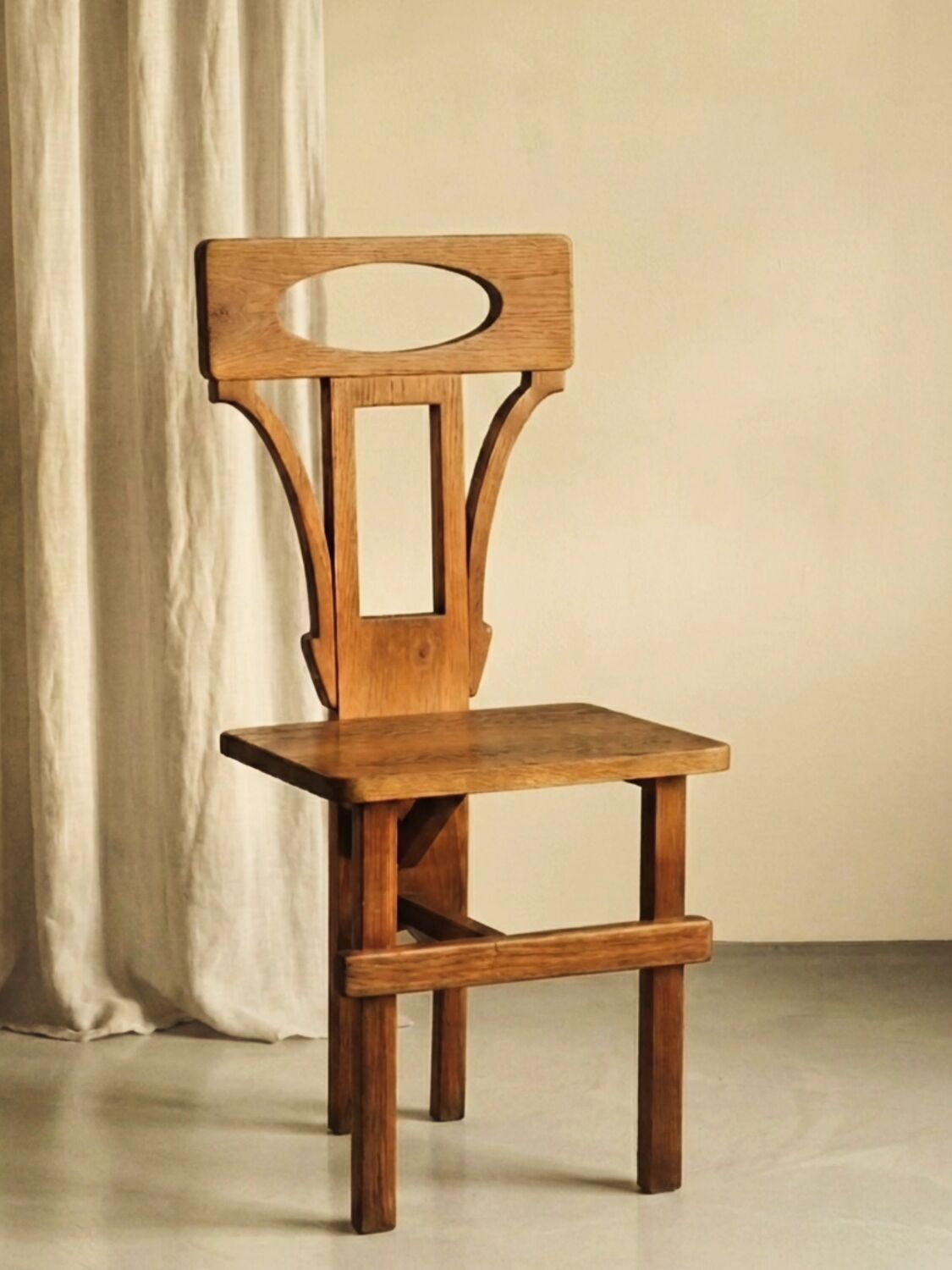 Art Nouveau chair prototype