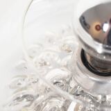 Midcentury Italian glass table lamp
