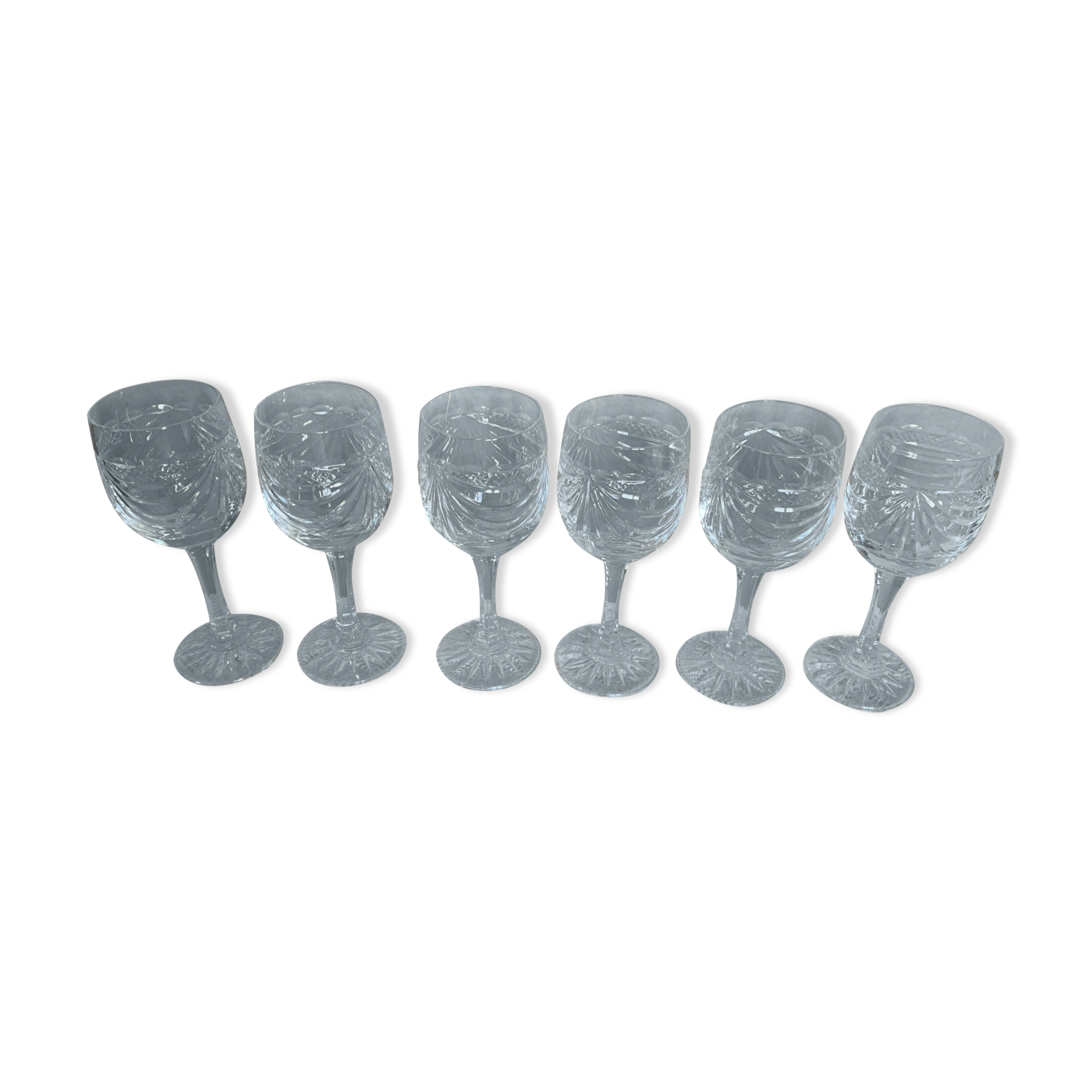 Crystal wine glasses