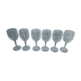 Verres à vin en cristal