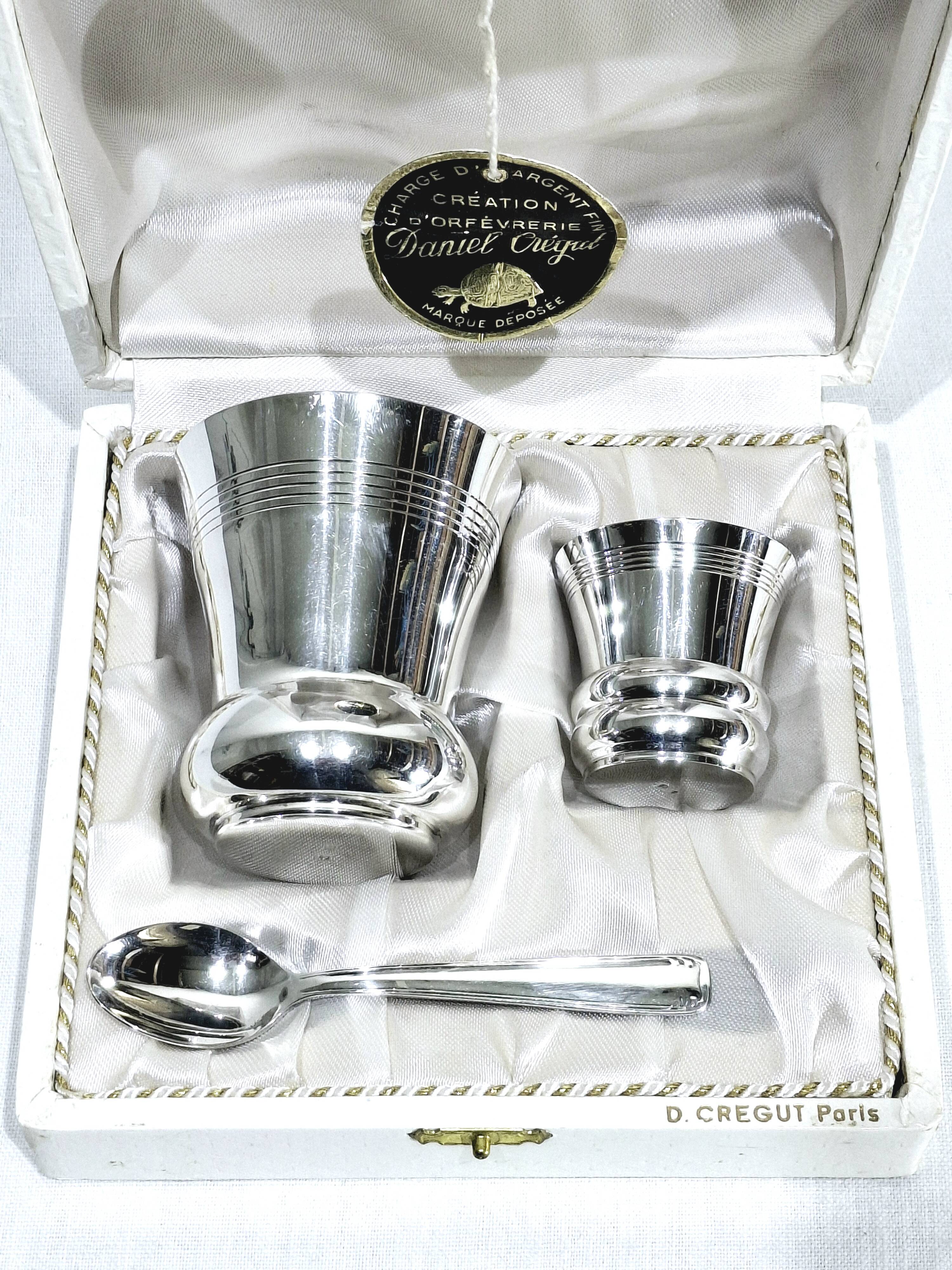 Silver-plated birth box