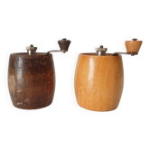 Vintage Marlux pepper mill pair for decoration.