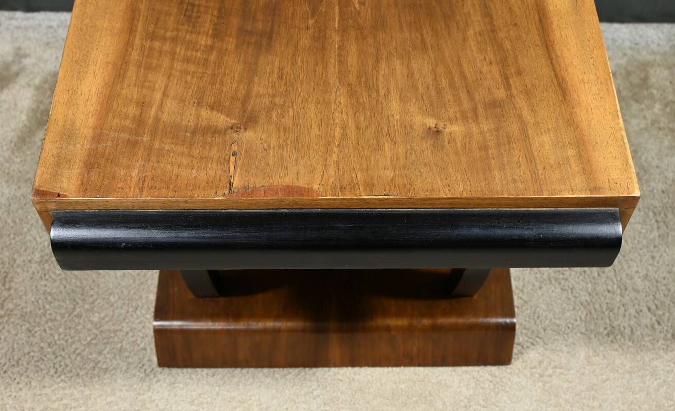 Art Deco Walnut Coffee Table – 1930