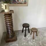 Oak tripod stool 1950