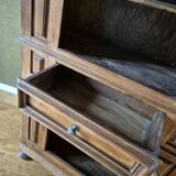 Bonnetière called standing man in solid oak with diamond points, Louis XIII style