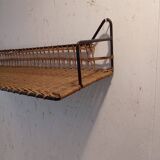 Etagere murale en rotin, Raoul Guys