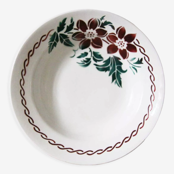 Old flowery plates