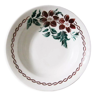 Old flowery plates