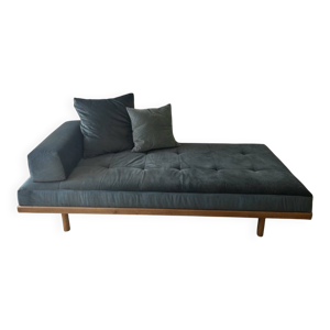 Day bed velours vert