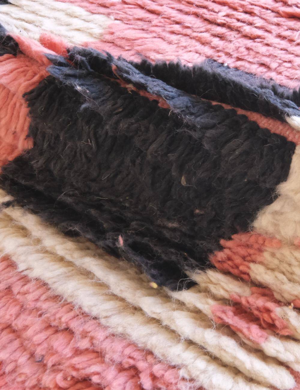 Pink Runner Rug - 379 x 71 cm