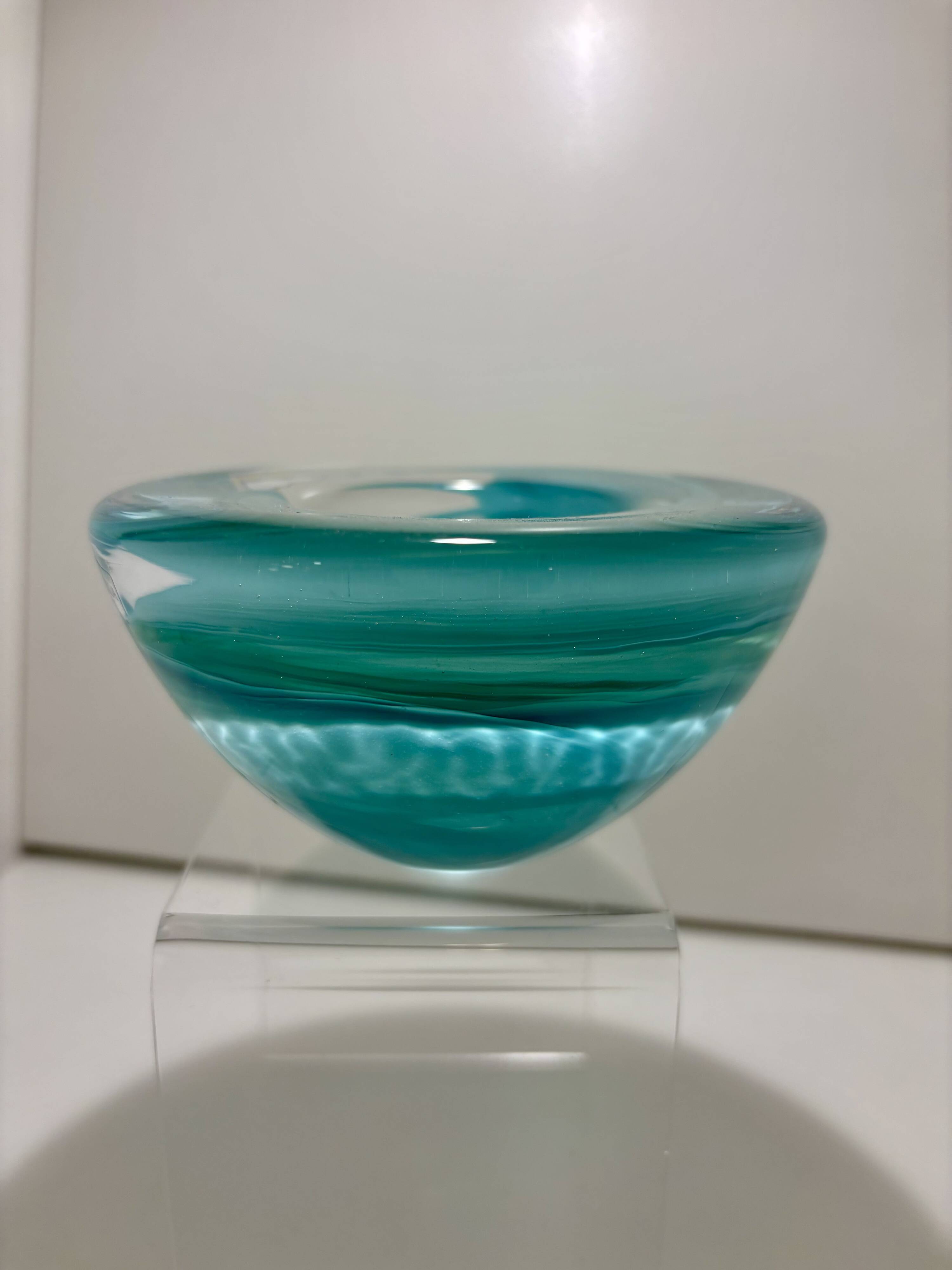 Atoll Bowl by Anna Ehrner for Kosta Boda, 1980s