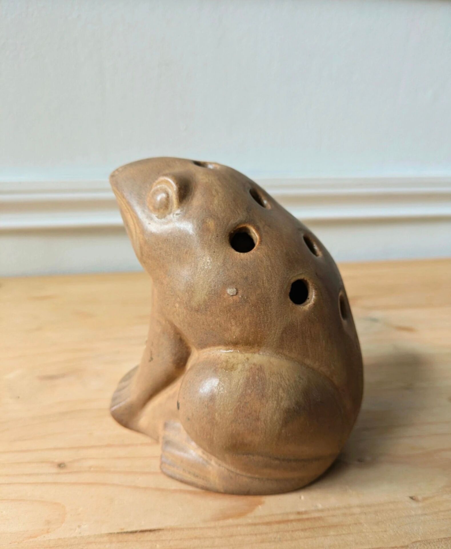 stoneware flower vase 1970