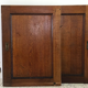 Pair of vintage oak sliding doors