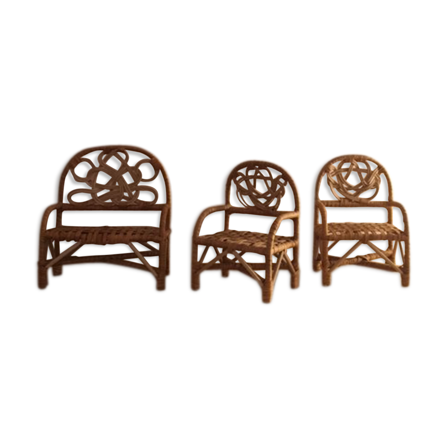 Mobilier poupée vintage